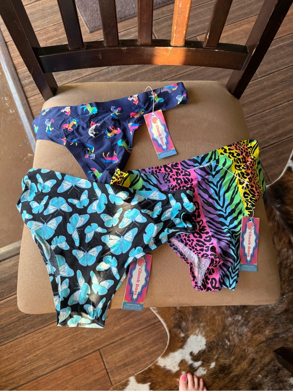 Set of 3 Pairs of Panties - Cheek Boss
